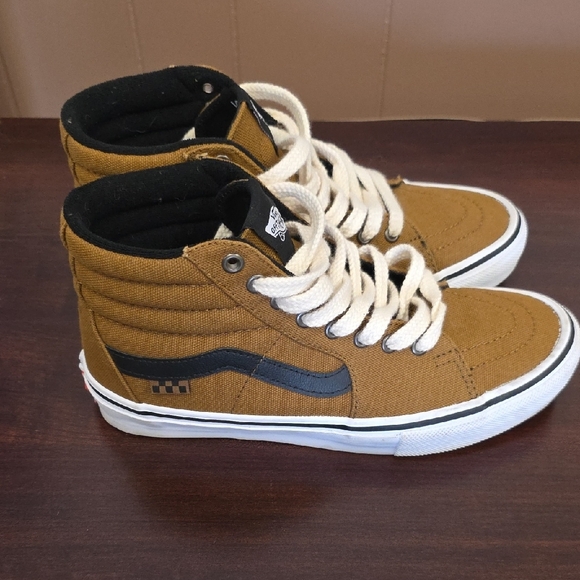 Vans Kids Mustard High-Top Sneakers - Picture 4 of 7